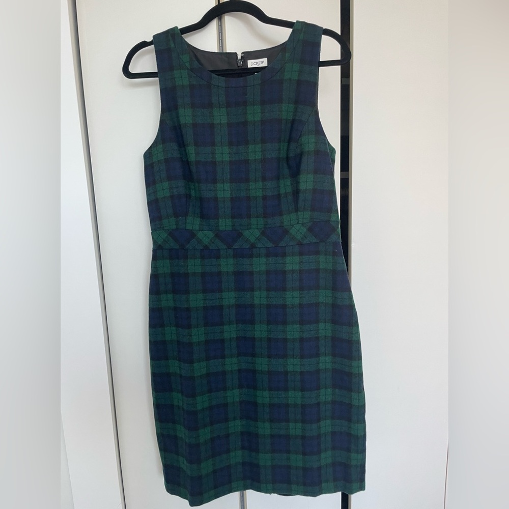 J. Crew plaid dress NWT
